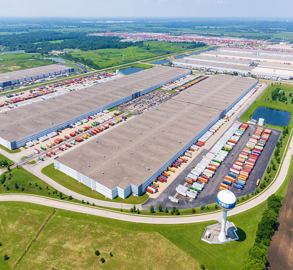 Aerial photo of 26453 S Walton Drive in Elwood, IL